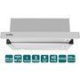 Витяжка Ventolux GARDA 60 INOX (1100) LED Изображение