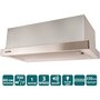 Витяжка Ventolux GARDA 60 INOX (700) LED Изображение