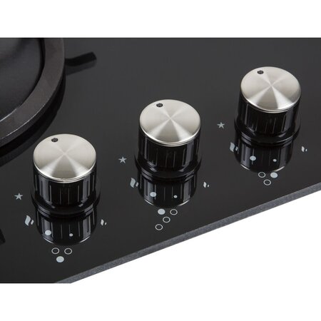Варильна поверхня газова Ventolux HG430-G3G CS (BK) Изображение