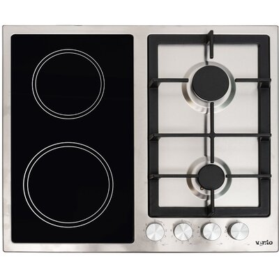 Варильна поверхня комбінована Ventolux HG622 B9G CS (X) Изображение