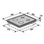 Варильна Ventolux поверхня HG622 B9G CS (X) Изображение