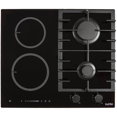 Варильна поверхня комбінована Ventolux HG622 B9G CS I (BK) Зображення