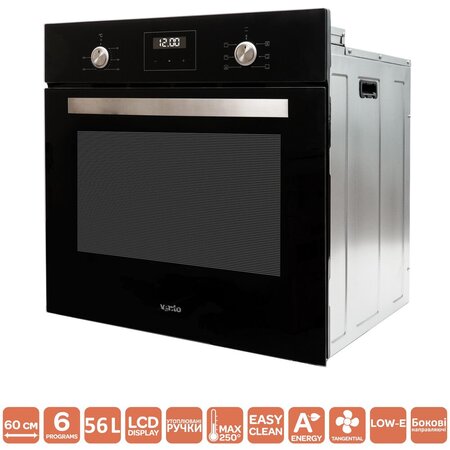 Духовая шафа электрическая Ventolux EO56TC-6P BK Изображение