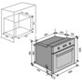Духовая шафа электрическая Ventolux EO56TC-6P BK Изображение