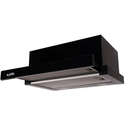 Кухонна витяжка Ventolux GARDA 50 BK (700) LED Изображение