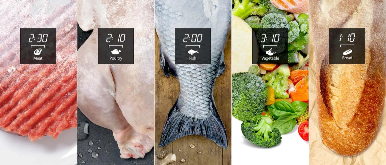 Швидке розморожування продуктів